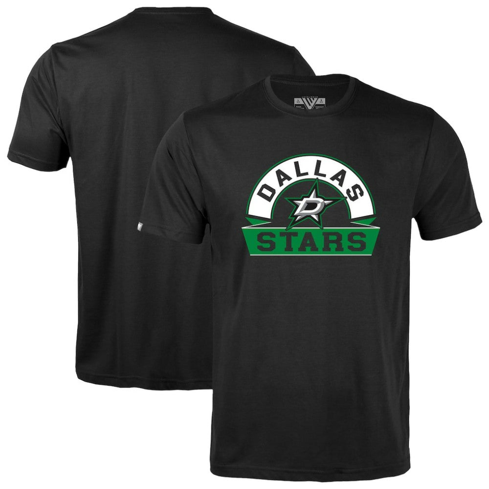 Dallas Stars Levelwear Youth Little Richmond Banner Arch T-Shirt Black