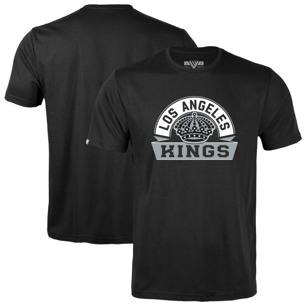 Los Angeles Kings Levelwear Youth Little Richmond Banner Arch T-Shirt Black