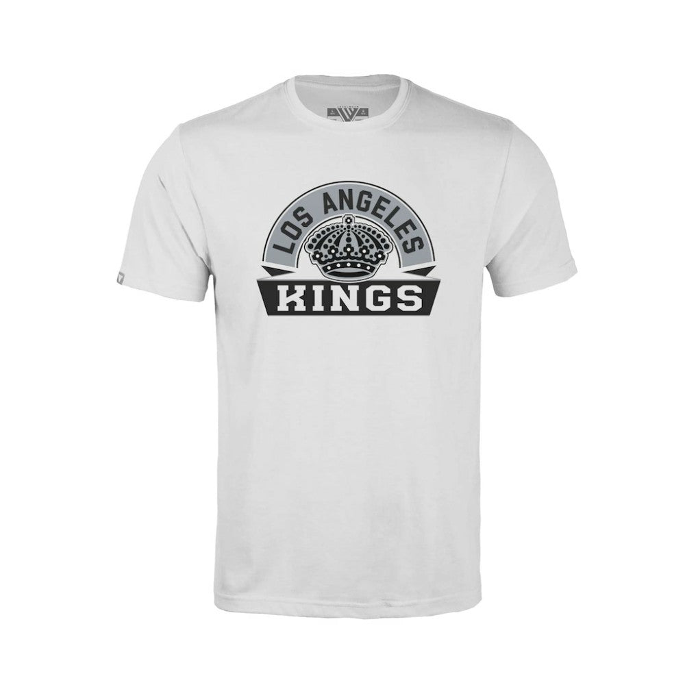 Los Angeles Kings Levelwear Youth Little Richmond Banner Arch T-Shirt White