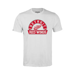 Detroit Red Wings Levelwear Youth Little Richmond Banner Arch T-Shirt White