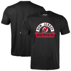 New Jersey Devils Levelwear Youth Little Richmond Banner Arch T-Shirt Black