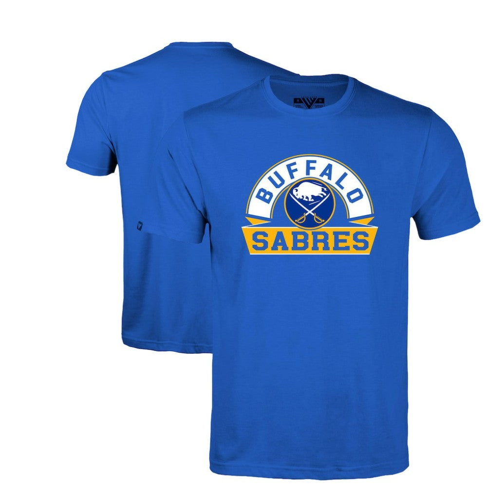 Buffalo Sabres Levelwear Youth Little Richmond Banner Arch T-Shirt Royal