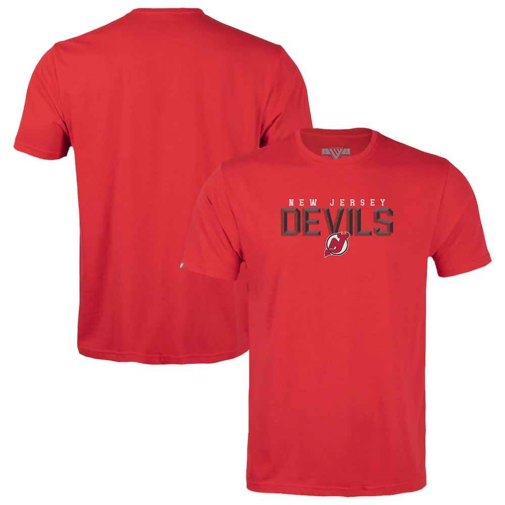 New Jersey Devils Levelwear Youth Little Richmond Carve T-Shirt Red