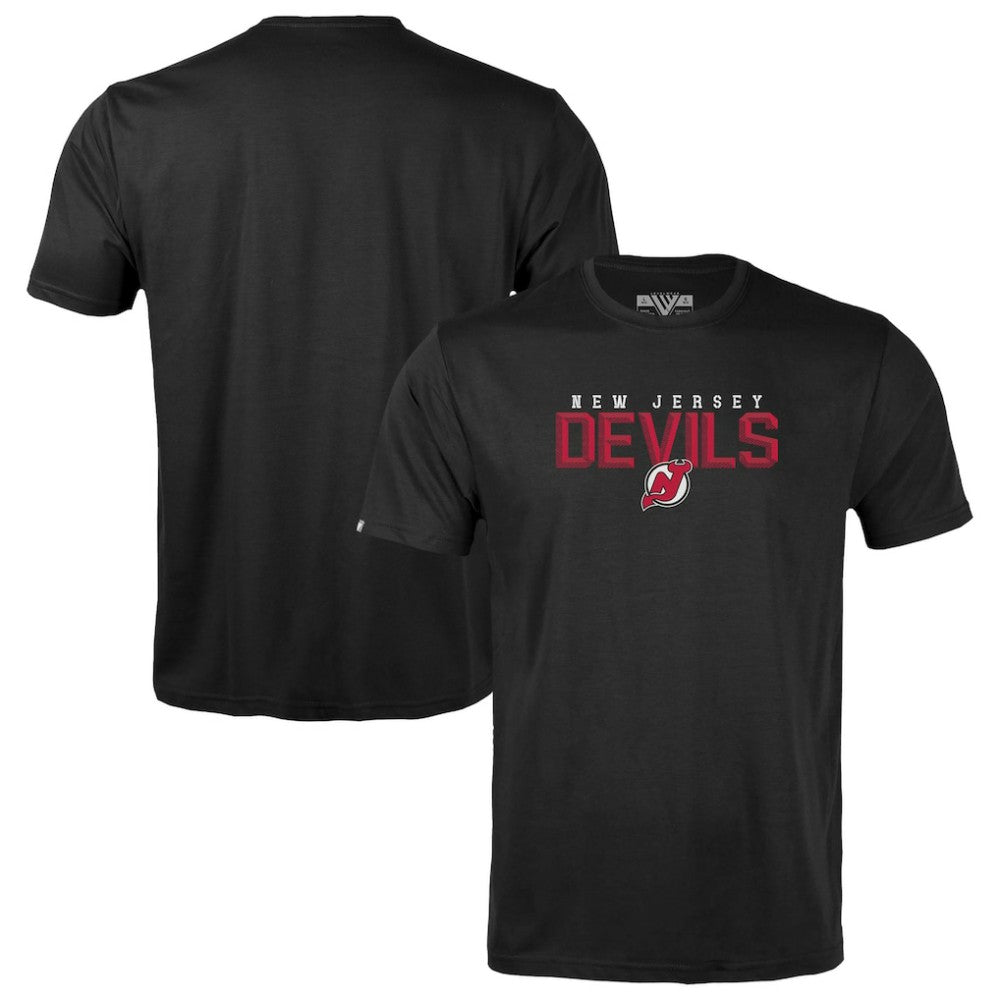 New Jersey Devils Levelwear Youth Little Richmond Carve T-Shirt Black