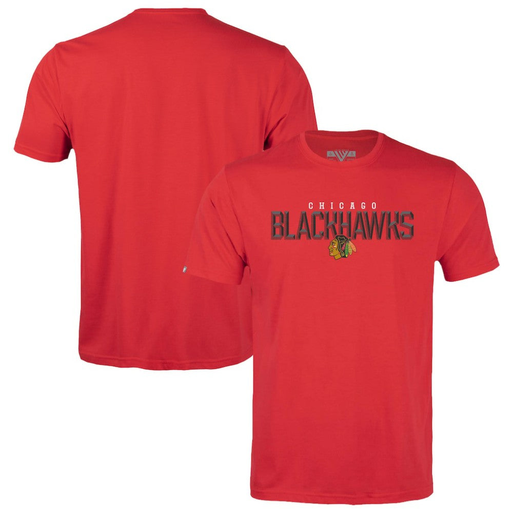 Chicago Blackhawks Levelwear Youth Little Richmond Carve T-Shirt Red