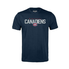 Montreal Canadiens Levelwear Youth Little Richmond Carve T-Shirt Navy