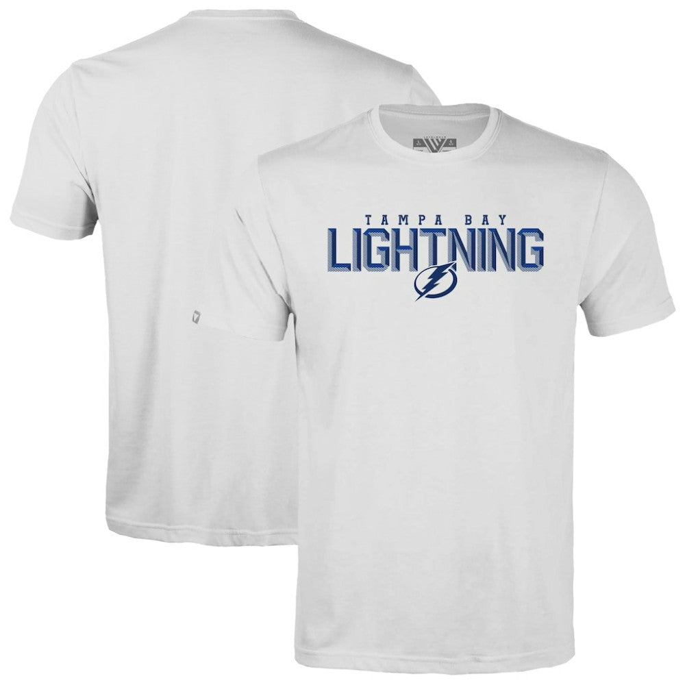 Tampa Bay Lightning Levelwear Youth Little Richmond Carve T-Shirt White