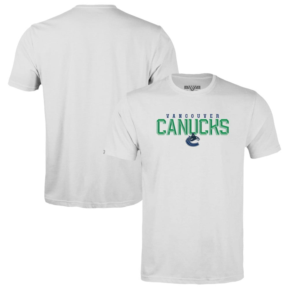 Vancouver Canucks Levelwear Youth Little Richmond Carve T-Shirt White