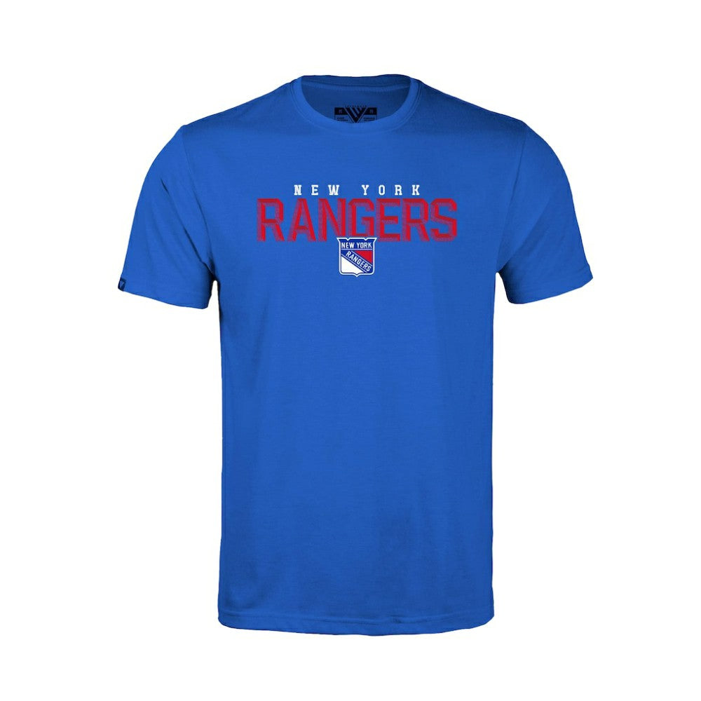 New York Rangers Levelwear Youth Little Richmond Carve T-Shirt Royal