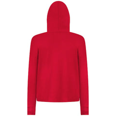 Carolina Hurricanes Levelwear Women's Sweet Monument Tri-Blend Cropped Pullover Hoodie Red