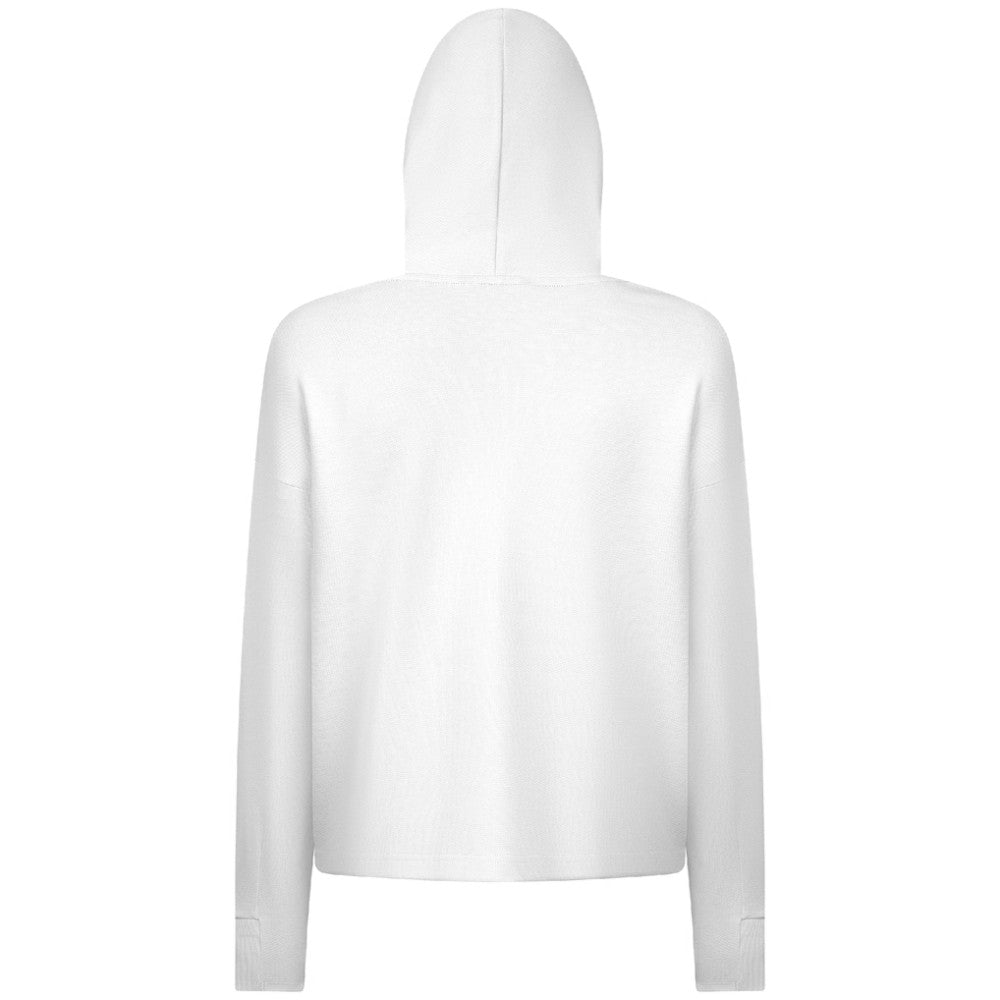 Toronto Maple Leafs Levelwear Women's Sweet Monument Tri-Blend Cropped Pullover Hoodie White