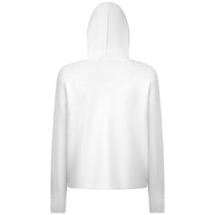 Seattle Kraken Levelwear Women's Sweet Banner Arch Tri-Blend Cropped Pullover Hoodie White