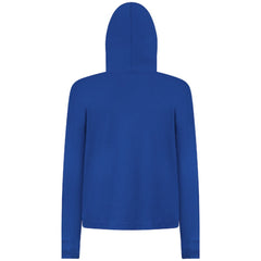 Toronto Maple Leafs Levelwear Women's Sweet Banner Arch Tri-Blend Cropped Pullover Hoodie Royal