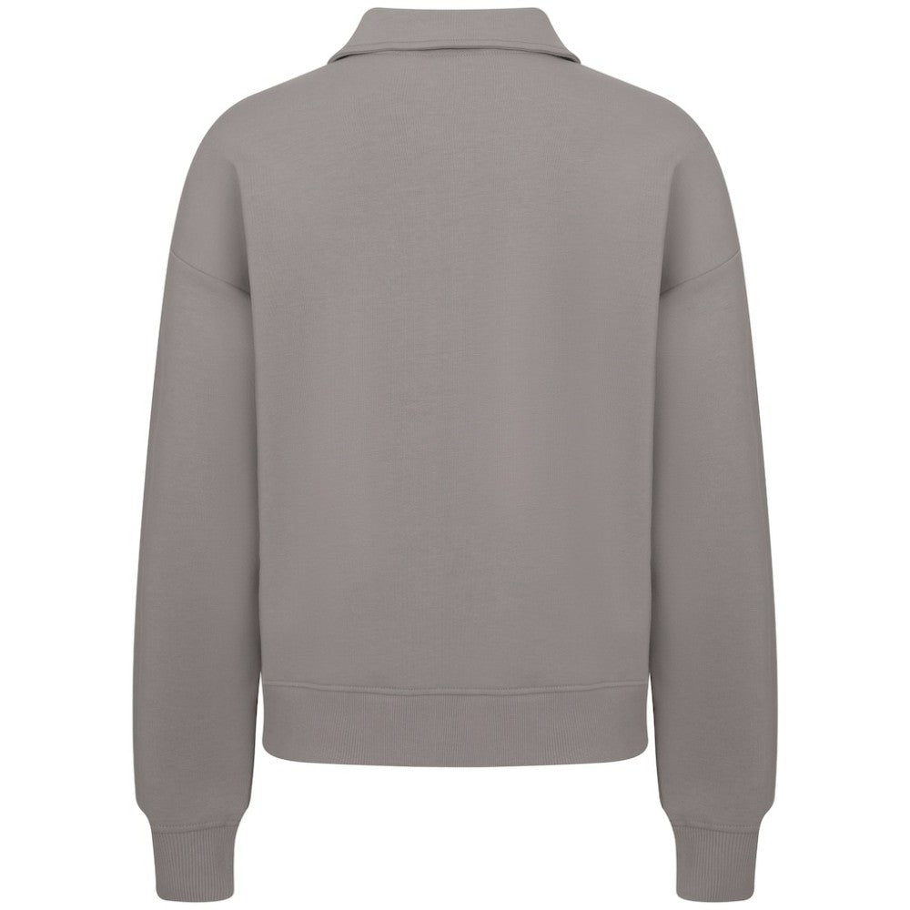New York Islanders Levelwear Women's Canmore Quarter-Zip Pullover Gray
