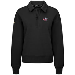 Columbus Blue Jackets Levelwear Women's Canmore Quarter-Zip Pullover Black