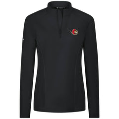 Ottawa Senators Levelwear Women's Upright Quarter-Zip Pullover Black