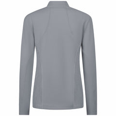 Edmonton Oilers Levelwear Women's Upright Quarter-Zip Pullover Gray