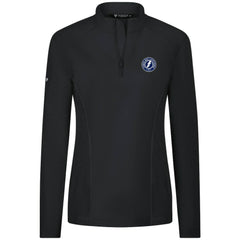 Tampa Bay Lightning Levelwear Women's Upright Quarter-Zip Pullover Black
