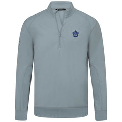 Toronto Maple Leafs Levelwear Upright Tri-Blend Quarter-Zip Pullover Gray