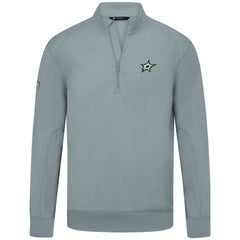 Dallas Stars Levelwear Upright Tri-Blend Quarter-Zip Pullover Gray
