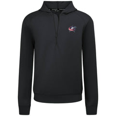 Columbus Blue Jackets Levelwear Technic Quarter-Zip Pullover Hoodie Black