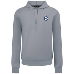 Winnipeg Jets Levelwear Technic Quarter-Zip Pullover Hoodie Gray