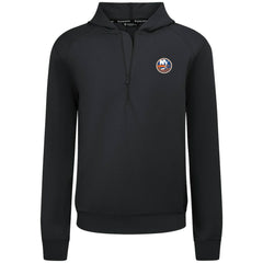 New York Islanders Levelwear Technic Quarter-Zip Pullover Hoodie Black