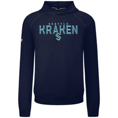 Seattle Kraken Levelwear Mandate Carve Tri-Blend Pullover Hoodie Deep Sea Blue