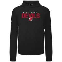 New Jersey Devils Levelwear Mandate Carve Tri-Blend Pullover Hoodie Black
