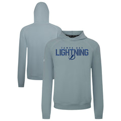 Tampa Bay Lightning Levelwear Mandate Carve Tri-Blend Pullover Hoodie Gray