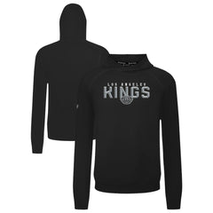 Los Angeles Kings Levelwear Mandate Carve Tri-Blend Pullover Hoodie Black