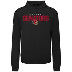Ottawa Senators Levelwear Mandate Carve Tri-Blend Pullover Hoodie Black
