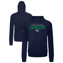 Vancouver Canucks Levelwear Mandate Carve Tri-Blend Pullover Hoodie Blue