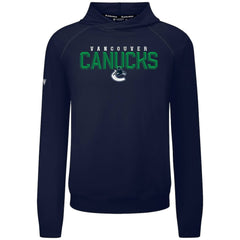 Vancouver Canucks Levelwear Mandate Carve Tri-Blend Pullover Hoodie Blue