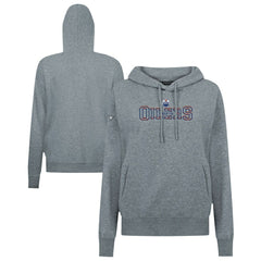Edmonton Oilers Levelwear Women's Adorn Journey Pullover Hoodie Gray