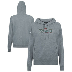 Minnesota Wild Levelwear Women's Adorn Journey Pullover Hoodie Gray