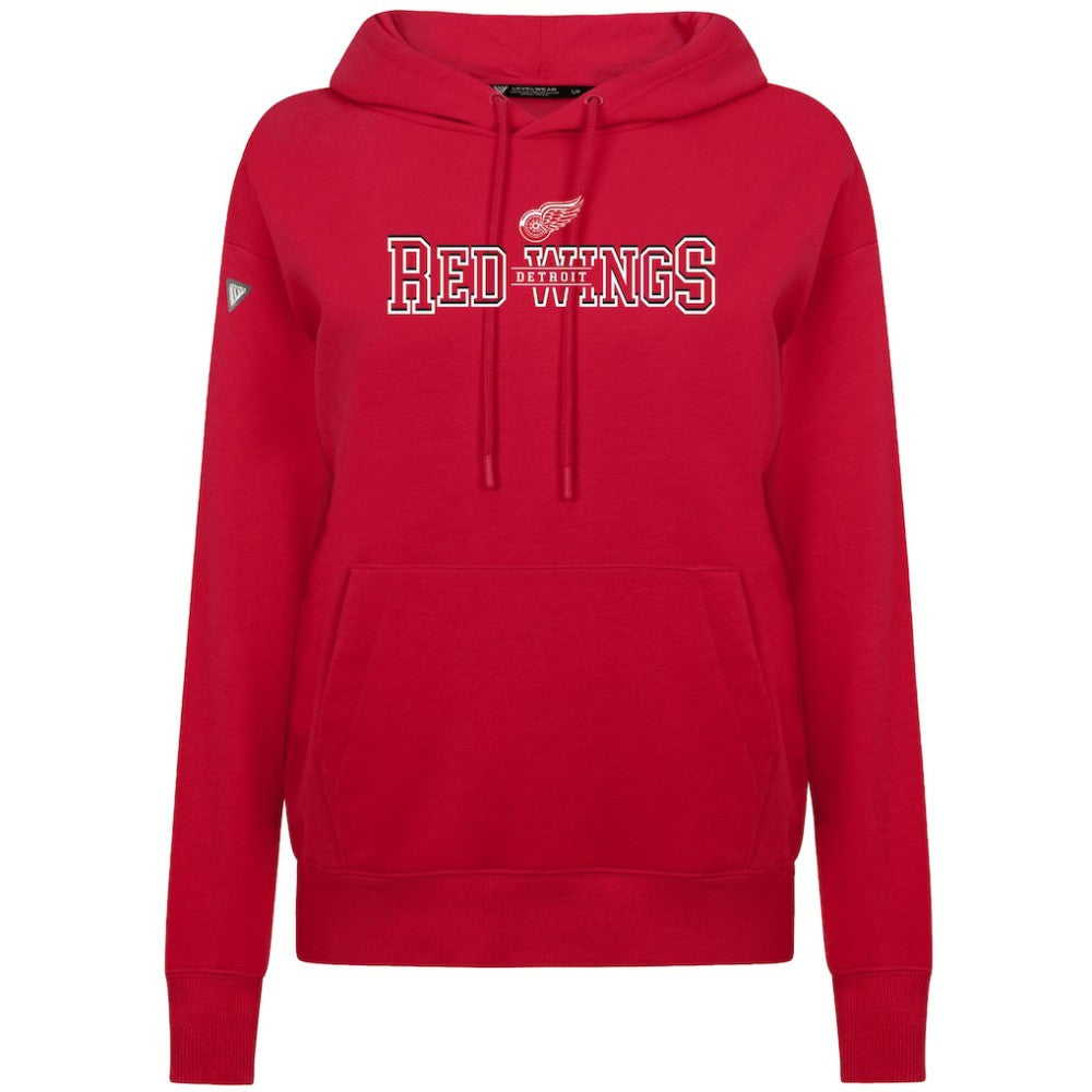 Detroit Red Wings Levelwear Women's Adorn Journey Pullover Hoodie Red