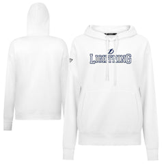 Tampa Bay Lightning Levelwear Women's Adorn Journey Pullover Hoodie White