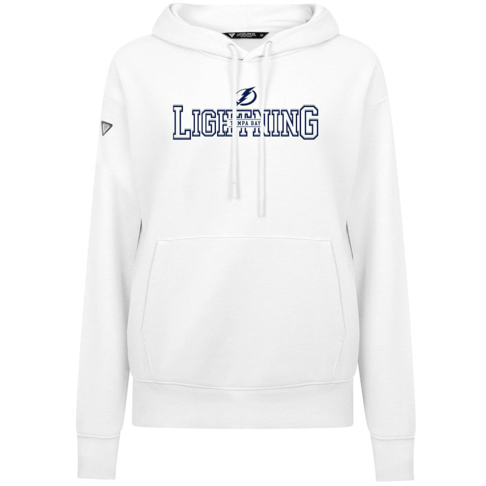Tampa Bay Lightning Levelwear Women's Adorn Journey Pullover Hoodie White