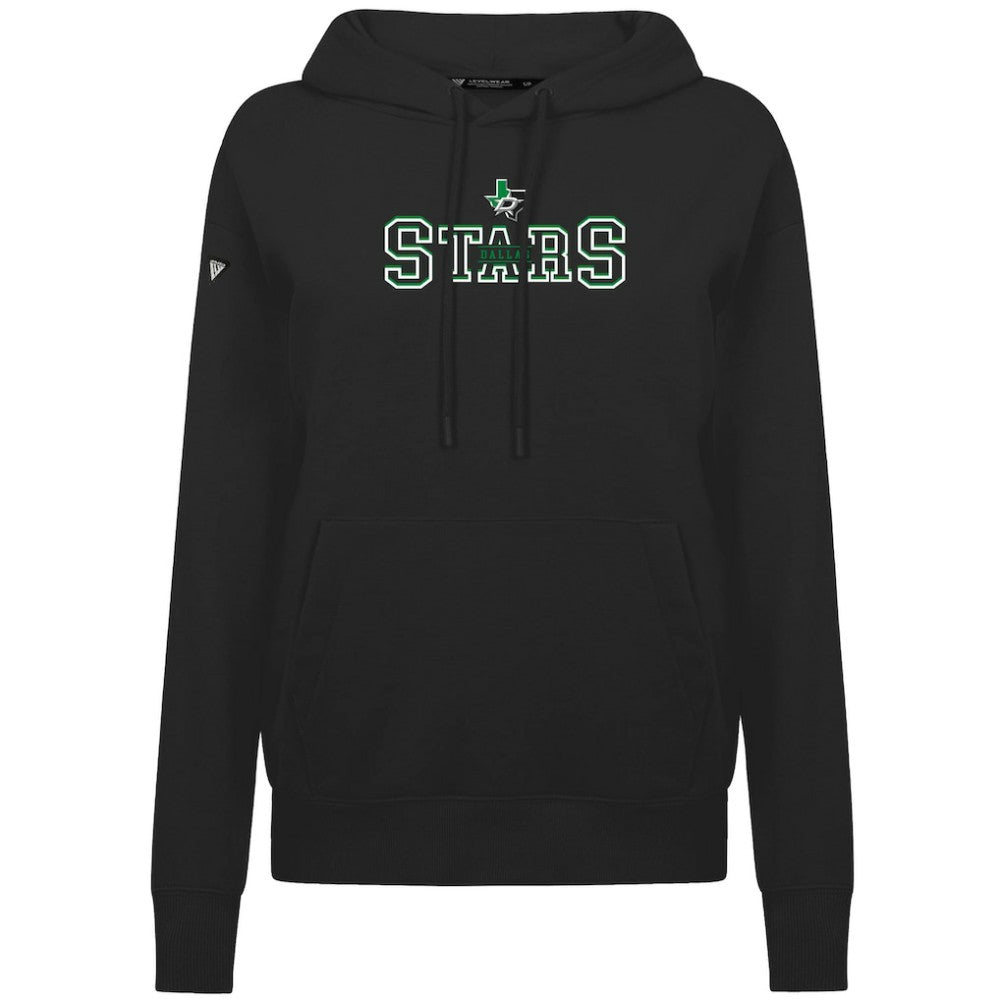 Dallas Stars Levelwear Women's Adorn Journey Pullover Hoodie Black