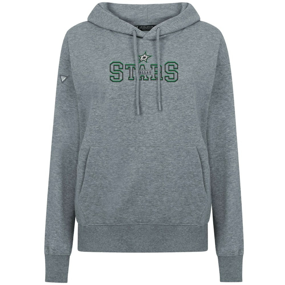 Dallas Stars Levelwear Women's Adorn Journey Pullover Hoodie Gray
