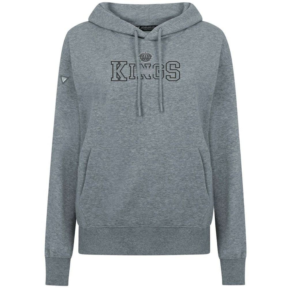 Los Angeles Kings Levelwear Women's Adorn Journey Pullover Hoodie Gray