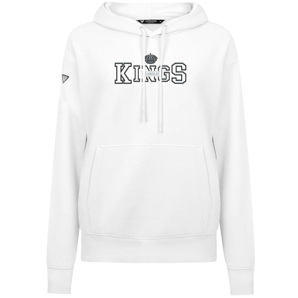 Los Angeles Kings Levelwear Women's Adorn Journey Pullover Hoodie White