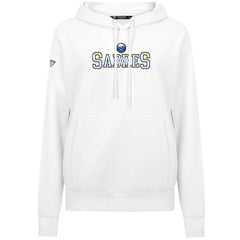 Buffalo Sabres Levelwear Women's Adorn Journey Pullover Hoodie White