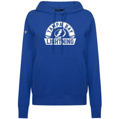Tampa Bay Lightning Levelwear Women's Adorn Banner Arch Pullover Hoodie Royal