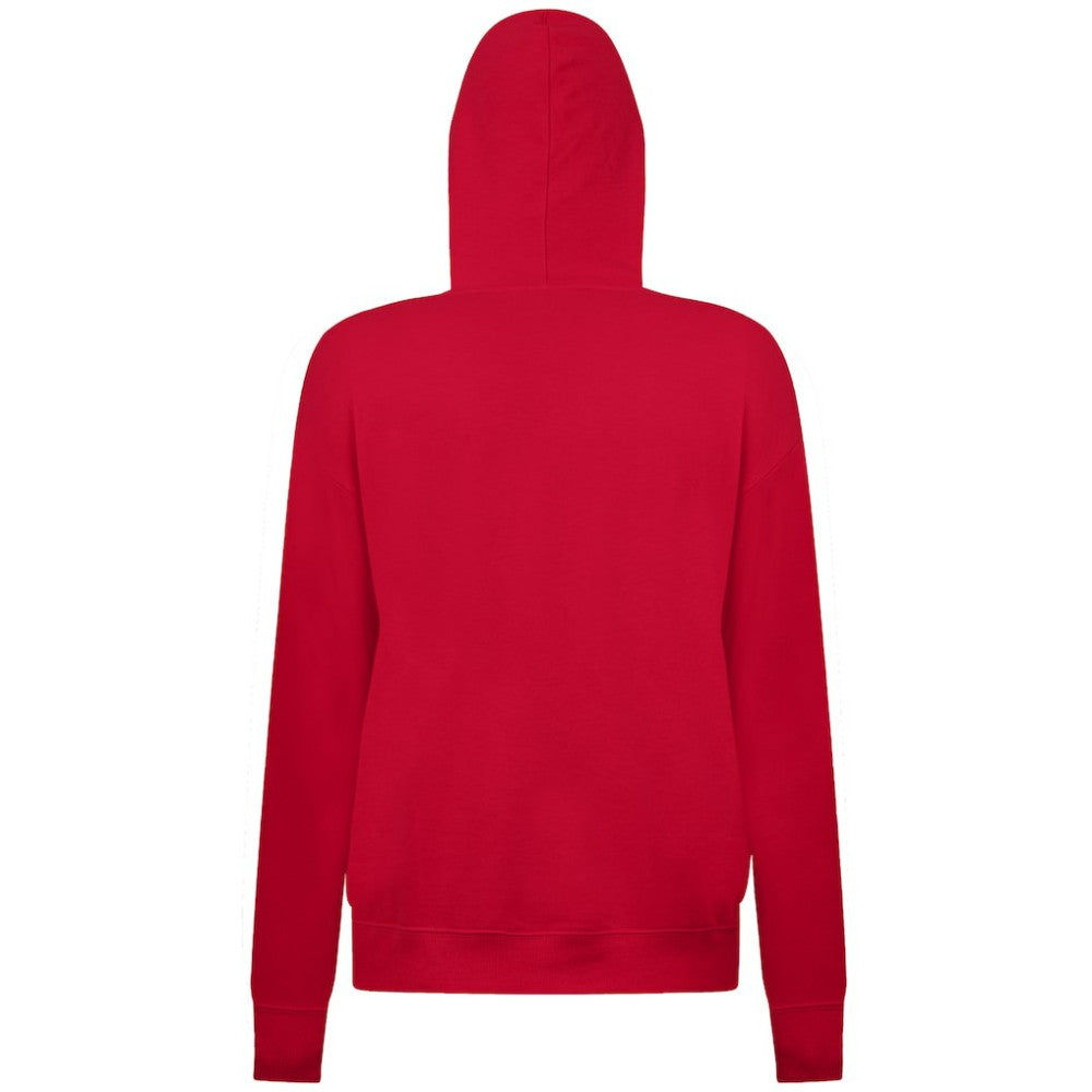 Columbus Blue Jackets Levelwear Women's Adorn Banner Arch Pullover Hoodie Red