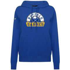 Buffalo Sabres Levelwear Women's Adorn Banner Arch Pullover Hoodie Royal