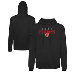 Calgary Flames Levelwear Podium Carve Pullover Hoodie Black