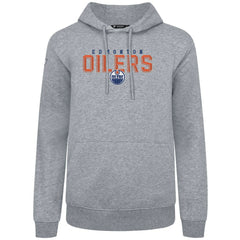 Edmonton Oilers Levelwear Podium Carve Pullover Hoodie Gray