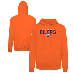 Edmonton Oilers Levelwear Podium Carve Pullover Hoodie Orange